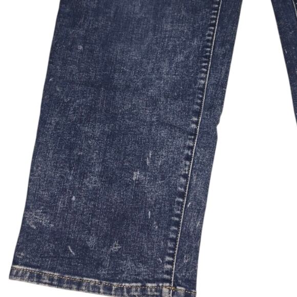 Logo Straight Leg High Rise Stretch Women's Blue Jeans Plus Size 20W - Picture 4 of 10